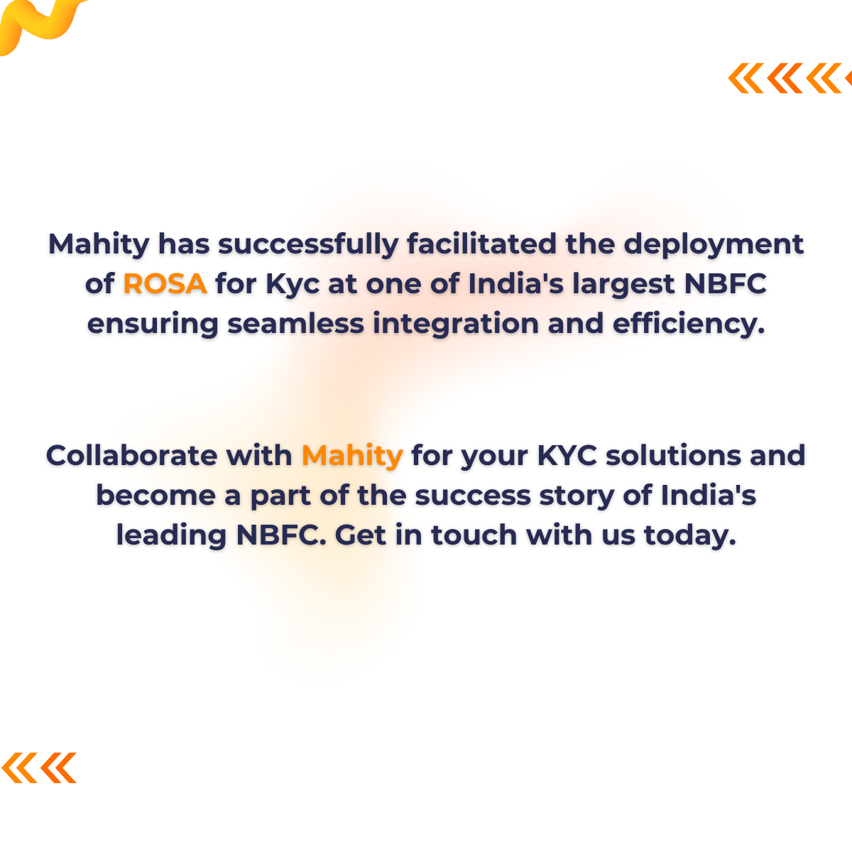 Deployment of ROSA for KYC Solution
